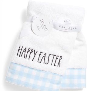 Rae Dunn HAPPY EASTER hand towels